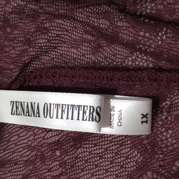 Zena Outfitters NWOT Lace Sports Bra Size 1x - Picture 4 of 8